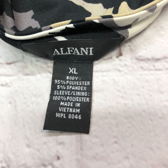 Alfani Women Blouse Top Shirt Size XL X-Large Polyester Blend B224 -17 - Picture 6 of 13